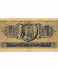 1941 Greece 1 Drachma Banknote