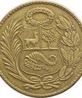 1944 1 Sol de Oro Peru Coin