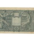 1944 Italy 10 Lire Banknote