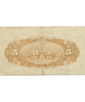 1944 Japan 5 Sen Banknote