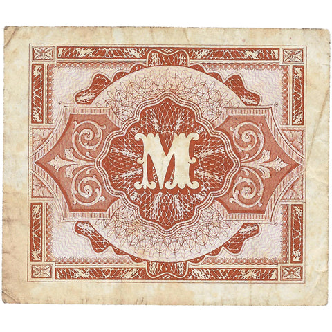 1944 One Mark Germany Banknote Allied Occupation