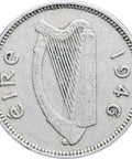 1946 Ireland 3 Pingin ½ Reul Coin