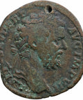 195 – 196 Roman Empire Sestertius Septimius Severus Coin