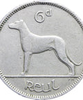 1952 Ireland 6 Pingin / 1 Reul Coin