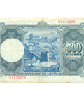 1954 Spain 500 Pesetas Banknote