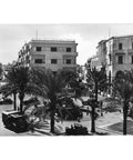 1954 Tripoli, Libya - Meadan el Shuhadat Postcard Kingdom Libya Stamps