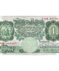 1955 - 1960 England 1 Pound Banknote
