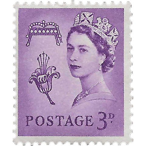 1958 3 d Elizabeth II Stamp Guernsey Wilding Portrait
