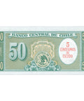 1960 Chile 50 Pesos Banknote