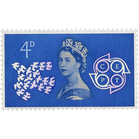 1961 4 d Elizabeth II Stamp United Kingdom Europa (C.E.P.T.)