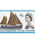 1963 4 d Elizabeth II Stamp United Kingdom 19th - century Lifeboats International Lifeboat Conference