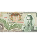 1963 Colombia 5 Pesos Oro Banknote