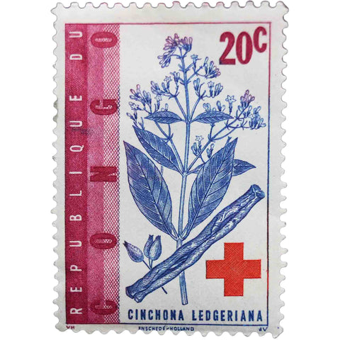 1963 Congo, Democratic Republic (Kinshasa) Stamp 20 Congolese centime