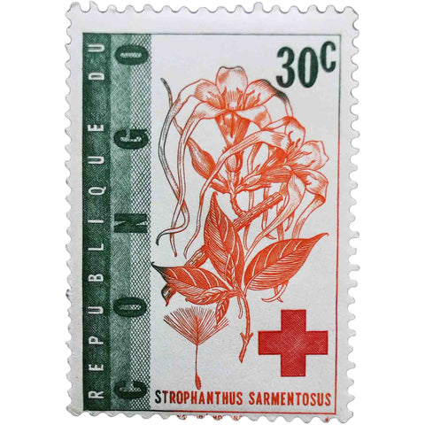 1963 Congo, Democratic Republic (Kinshasa) Stamp 30 Congolese centime