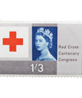 1963 Stamp United Kingdom 1 / 3 - British Shilling Elizabeth II Red Cross Centenary Congress