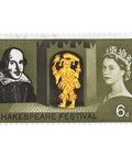 1964 6 d Elizabeth II Stamp United Kingdom Feste in Twelfth Night Shakespeare Festival
