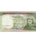 1964 Portugal 20 Escudos Banknote
