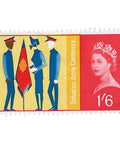 1965 1.6 Shilling Elizabeth II Stamp United Kingdom Three Salvationists Salvation Army
