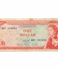 1965 East Caribbean 1 Dollar Banknote