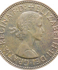 1965 Half Penny Elizabeth II Coin 1st portrait