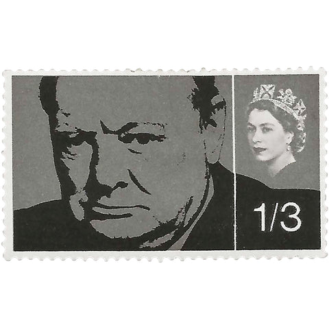 1965 1.3 Shilling Elizabeth II Stamp United Kingdom Sir Winston Churchill