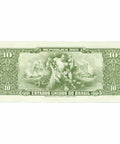 1966 Brazil 10 Cruzeiros Banknote