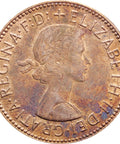 1967 Half Penny Elizabeth II Coin 1st portrait