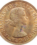 1967 Half Penny Elizabeth II Coin 1st portrait