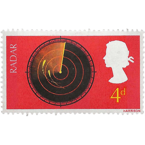 1967 4 d Elizabeth II Stamp United Kingdom Radar Screen Discoveries
