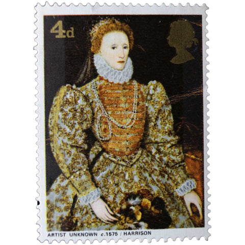 1968 Stamp United Kingdom Elizabeth II 4 d - British Penny Queen Elizabeth I