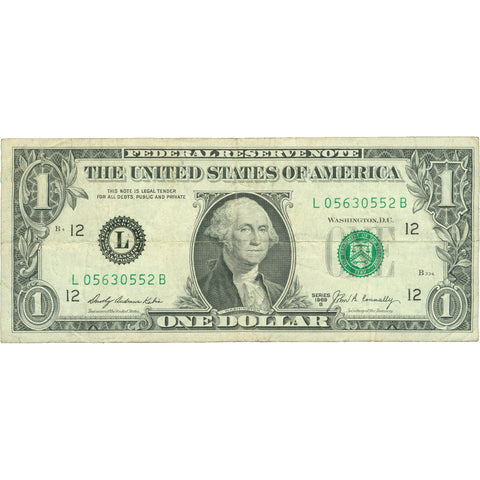 1969 United States 1 Dollar Banknote