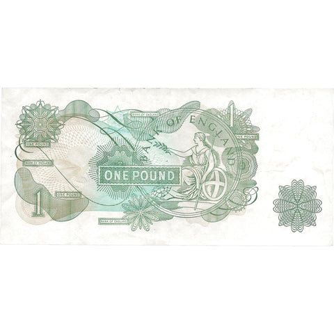 1970 - 1978 England 1 Pound Banknote