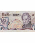 1970 Austria 50 Schilling Banknote