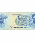 1970 Philippines 2 Piso Banknote