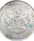 1973 25 Kobo Nigeria Coin