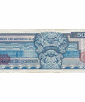 1973 50 Pesos Mexico Banknote Portrait of Benito Juarez
