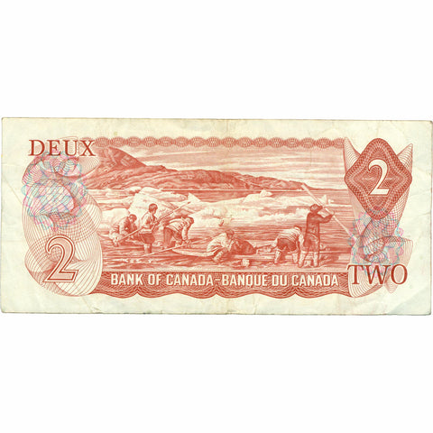 1974 Canada 2 Dollars Banknote