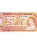 1974 Canada 2 Dollars Banknote