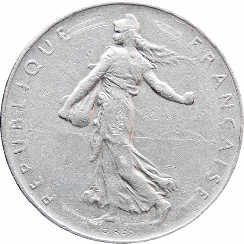 1975 One Franc France Coin