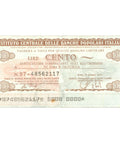 1977 Italy 100 Lire Banknote 