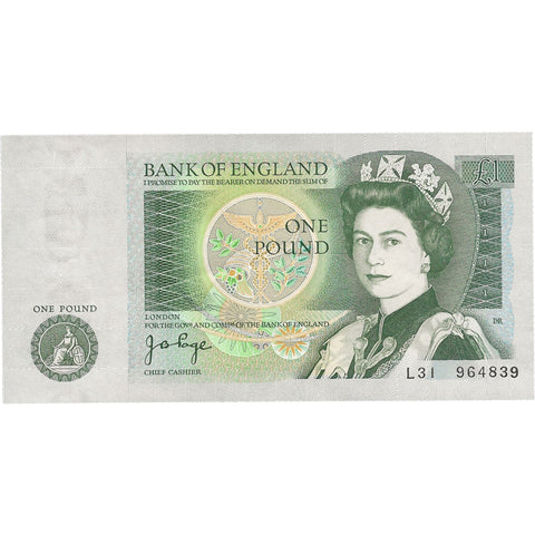 1978 - 1981 England 1 Pound Banknote