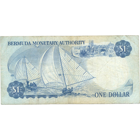 1978 Bermuda 1 Dollar Banknote