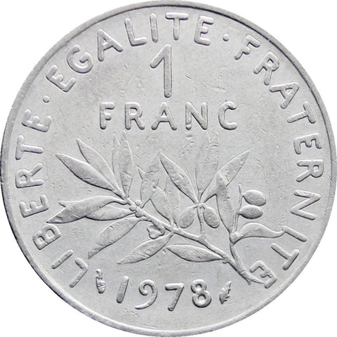 1978 One Franc France Coin