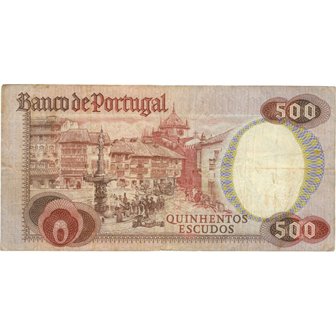 1979 Portugal 500 Escudos Banknote