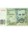1979 Spain 1000 Pesetas Banknote