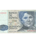 1979 Spain 500 Pesetas Banknote
