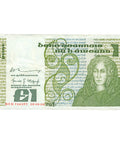1980 Ireland One Pound Banknote