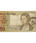 1980 Portugal 50 Escudos Banknote