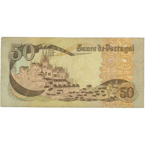 1980 Portugal 50 Escudos Banknote