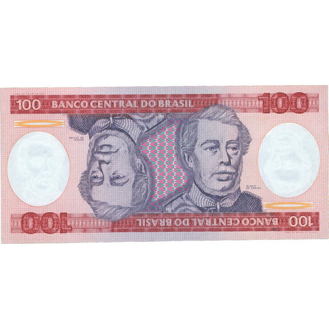 1981 Brazil 100 Cruzeiros Banknote